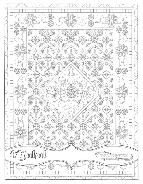 Dalworth Rug Cleaning Coloring Book Page 1