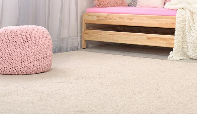 child room with modern rug cleaning