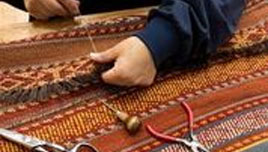 Two Dalworth Crews Repairing Rugs