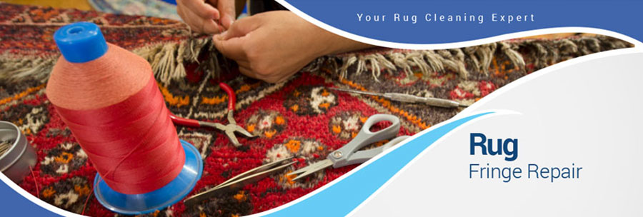 Rug fringe repair